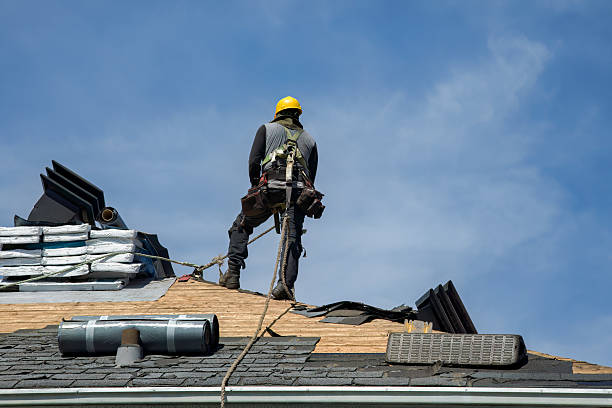 Professional Roof Installation technician working in Hammondsville, OH